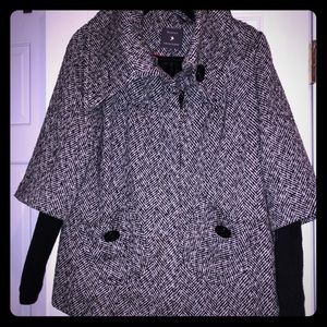 Peplum coat